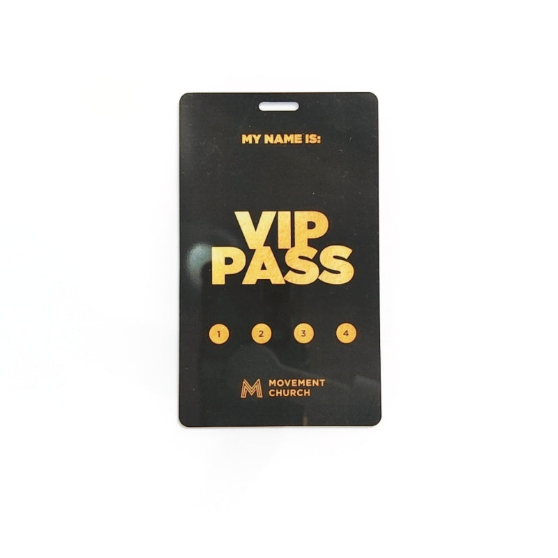 VIP Pass 贵宾卡正面